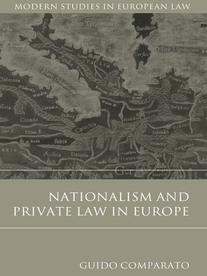 cover image of Nationalism and Private Law in Europe